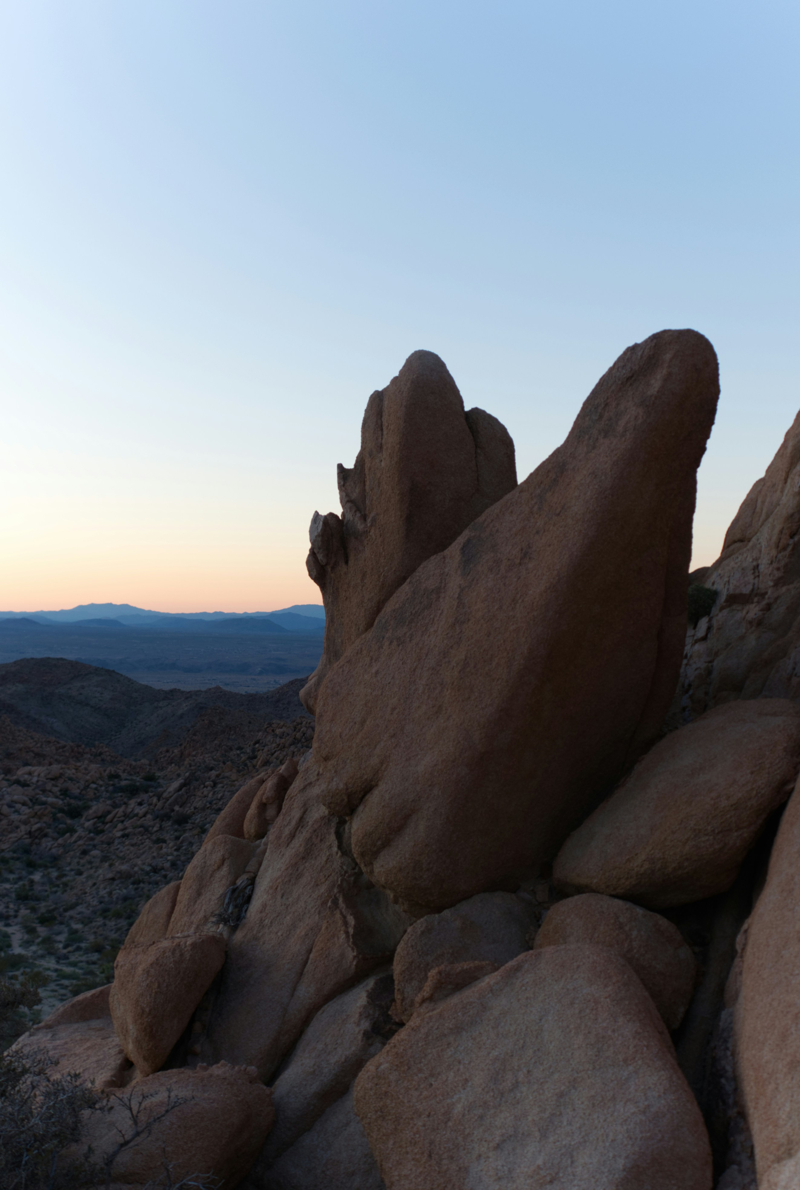 Desert landscape near Joshua Tree, California