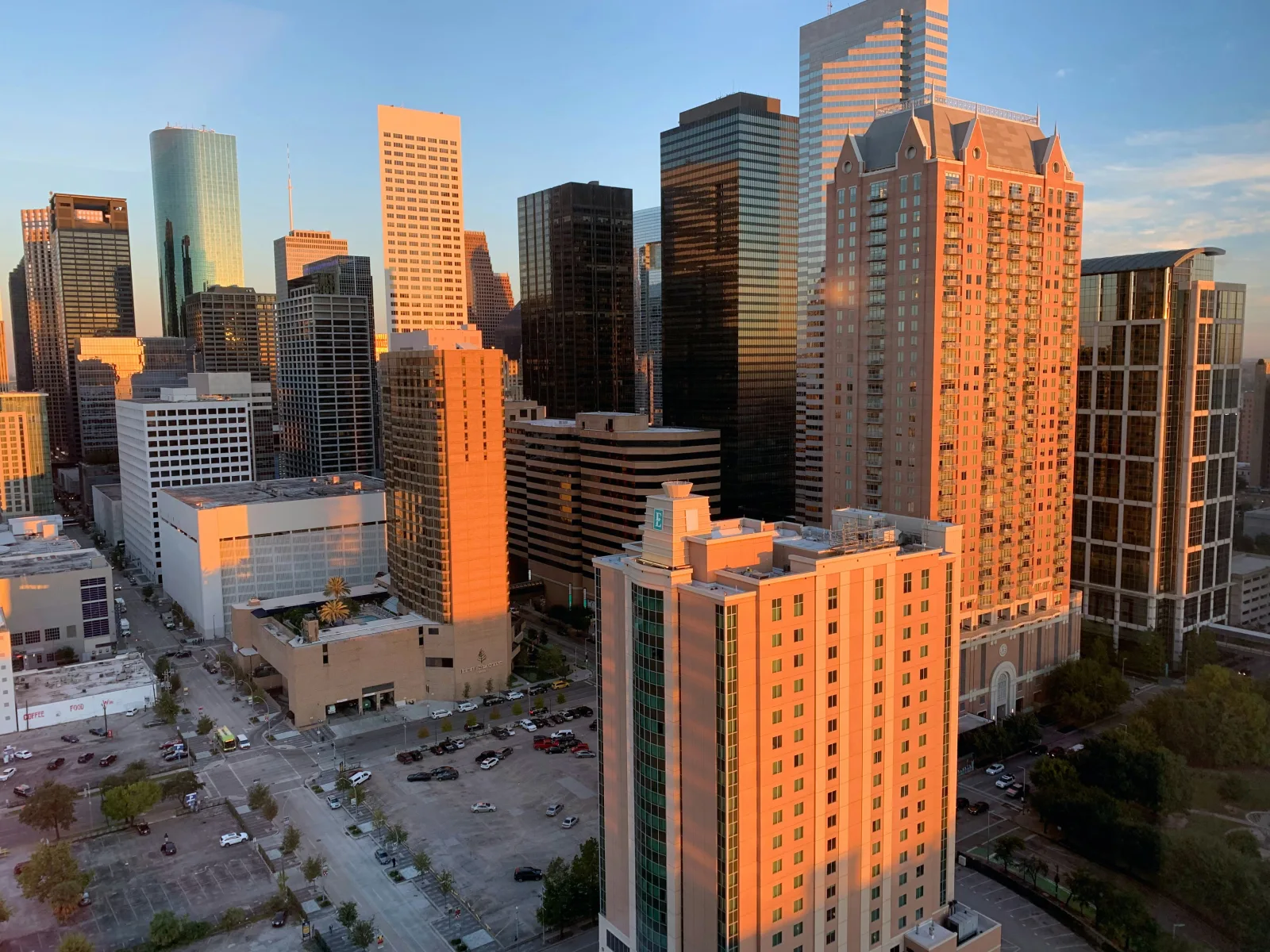 Houston Energy Corridor or TMC condo high-rise residential corridor
