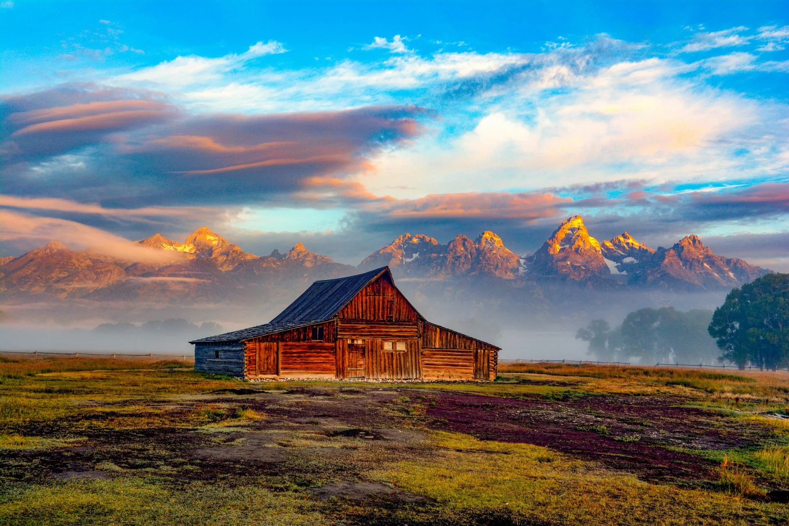 Jackson Hole Teton Village luxury slopeside cabin with mountain backdrop