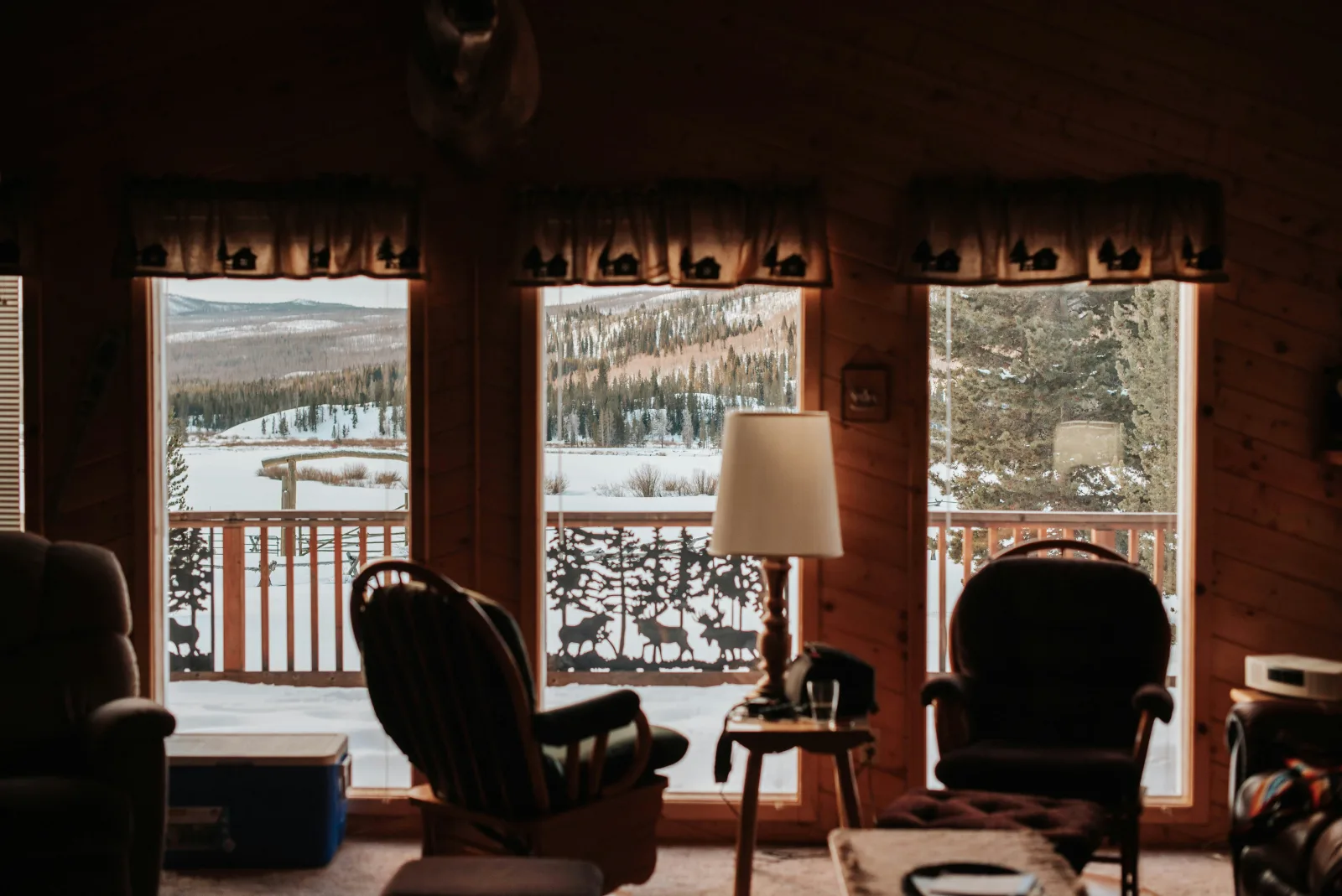 Jackson Hole Teton Village slopeside chalet with snow-covered exterior and hot tub deck