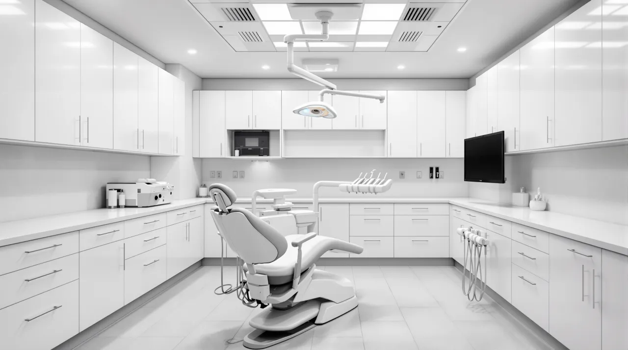 Dental operatory built-in casework and delivery unit — 5- and 7-year property in a cost segregation study